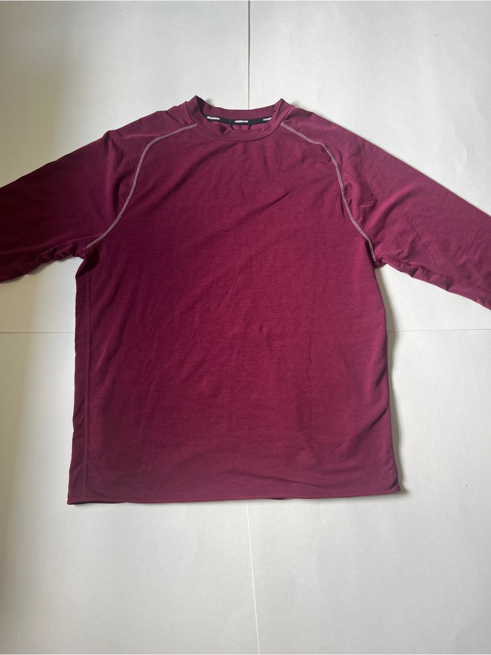 Nike Running Men's Maroon Long Sleeve Performance Shirt